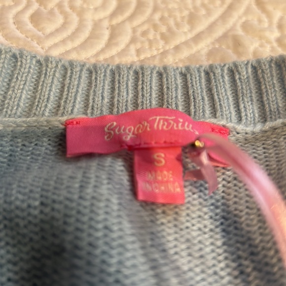 Sugar Thrillz Flower Fields Embroidered Cardigan, size small, NWT - Picture 15 of 16